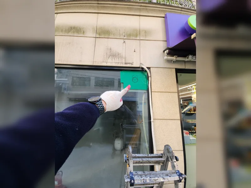 서울 서초구 타공 작업 - 에어컨창문구멍뚫기 전문 업체 시공 사진 4